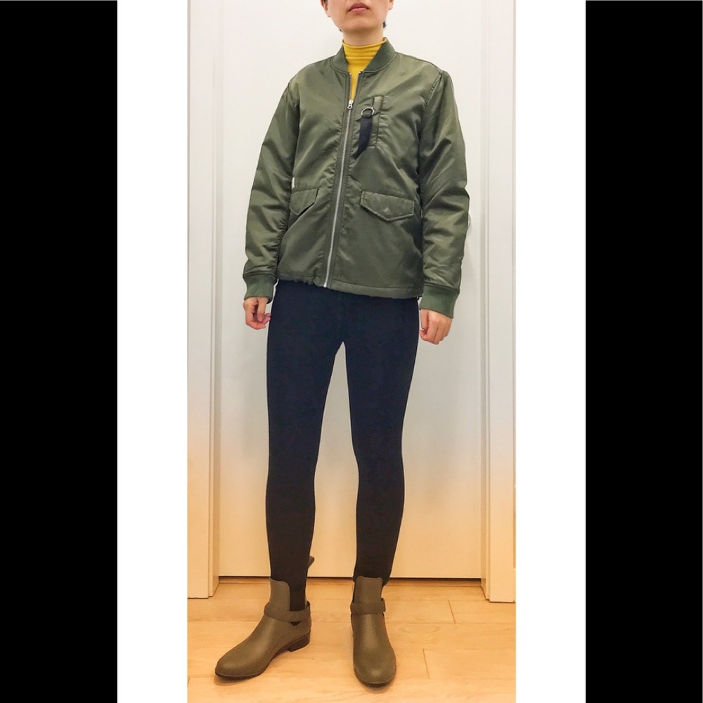 Women's Green Bomber Jacket S